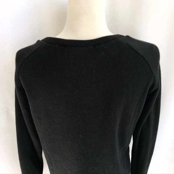 Maison Scotch Black/white Crew Neck Knit/ Sweatshirt Mix Size 1/small - Picture 8 of 9